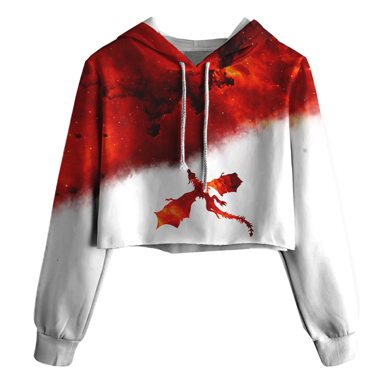 Fire Crop Hoodies